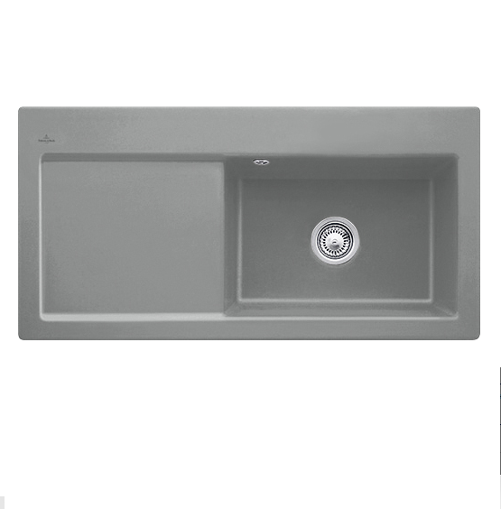 Мийка для кухні Villeroy & Boch Subway 60 XL 100х51 см чаша справа кераміка stone 671901SL