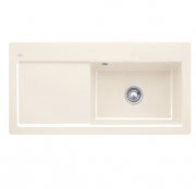 Мийка для кухні Villeroy & Boch Subway 60 XL 100х51 см чаша справа кераміка Сrema 671901KR