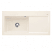 Мийка для кухні Villeroy & Boch Subway 60 XL 100х51 см чаша зліва кераміка crema 671801KR
