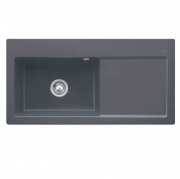 Мойка для кухни Villeroy & Boch Subway 60 XL 100х51 см чаша слева керамика graphite 671801i4