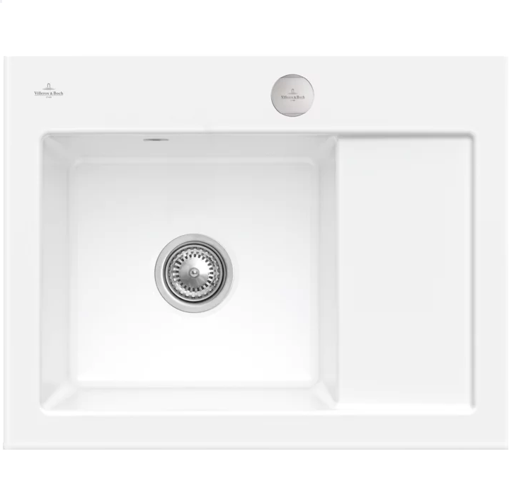 Мийка для кухні Villeroy & Boch Subway 45 Compact 65х51 см чаша зліва кераміка white alpin 331202R1