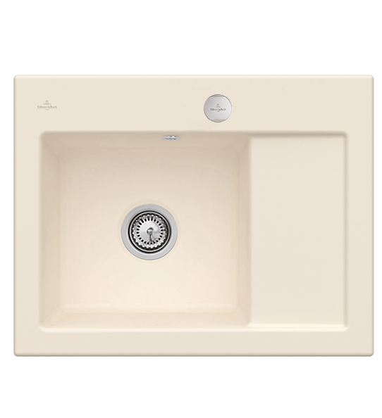 Мойка для кухни Villeroy & Boch Subway 45 Compact 65х51 см чаша слева керамика ivory 331202FU