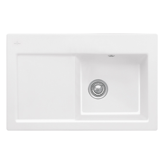 Мойка для кухни Villeroy & Boch Subway 45 78х51 см чаша справа керамика white alpin 671401R1