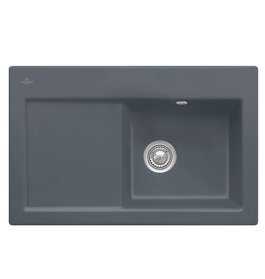 Мойка для кухни Villeroy & Boch Subway 45 78х51 см чаша справа керамика graphite 671401i4