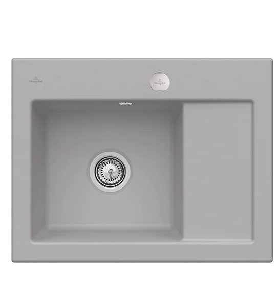 Мийка для кухні Villeroy & Boch Subway 45 Compact 65х51 см чаша зліва кераміка fossil 331202KD