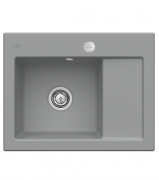 Мийка для кухні Villeroy & Boch Subway 45 Compact 65х51 см чаша зліва кераміка stone 331202SL