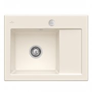 Мойка для кухни Villeroy & Boch Subway 45 Compact 65х51 см чаша слева керамика crema 331202KR