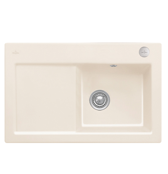 Мийка для кухні Villeroy & Boch Subway 45 78х51 см чаша справа кераміка crema 671402KR