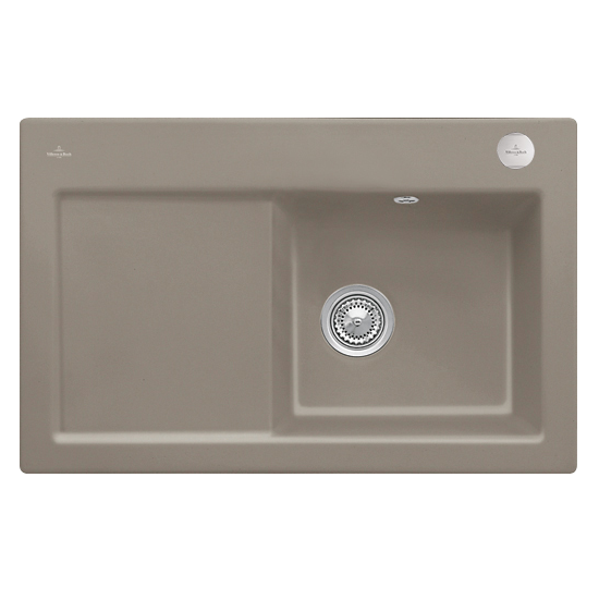 Мойка для кухни Villeroy & Boch Subway 45 78х51 см чаша справа керамика timber 671402TR