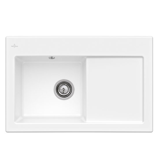 Мийка для кухні Villeroy & Boch Subway 45 78х51 см чаша зліва кераміка white alpin 677201R1