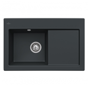 Мийка для кухні Villeroy & Boch Subway 45 78х51 см чаша зліва кераміка ebony 677201S5