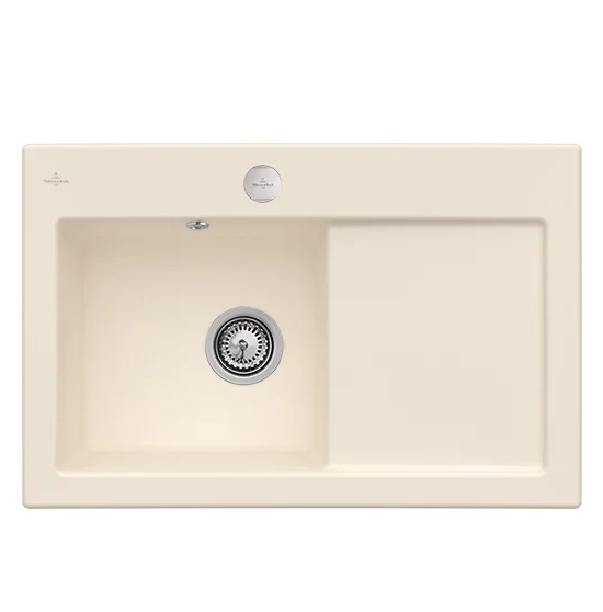 Мойка для кухни Villeroy & Boch Subway 45 78х51 см чаша слева керамика ivory 677202FU
