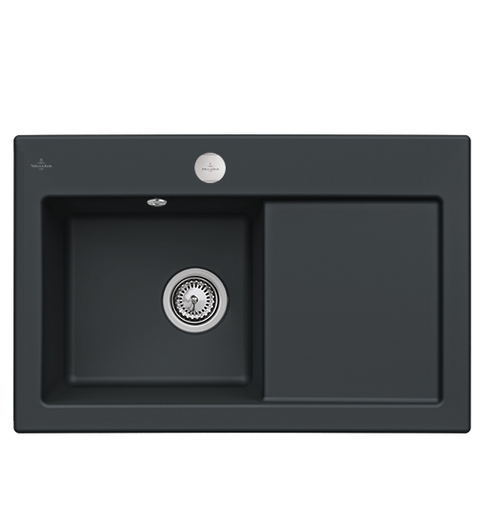 Мойка для кухни Villeroy & Boch Subway 45 78х51 см чаша слева керамика ebony 677202S5