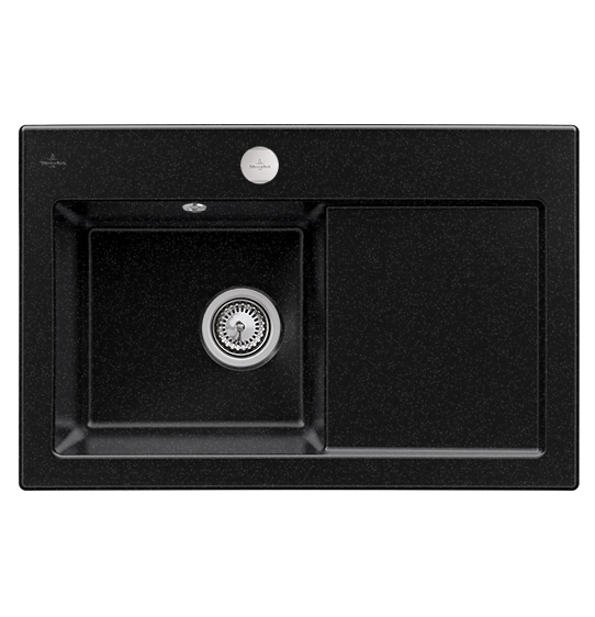 Мойка для кухни Villeroy & Boch Subway 45 78х51 см чаша слева керамика chromit 677202J0