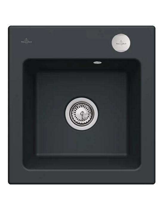 Мийка для кухні Villeroy & Boch Subway 45 XS 47,5х51 см кераміка ebony 678102S5