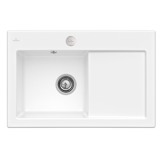 Мийка для кухні Villeroy & Boch Subway 45 78х51 см чаша зліва кераміка white alpin 677202R1