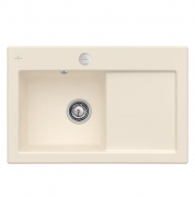 Мийка для кухні Villeroy & Boch Subway 45 78х51 см чаша зліва кераміка ivory 677202FU