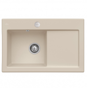 Мийка для кухні Villeroy & Boch Subway 45 78х51 см чаша зліва кераміка almond 677202AM