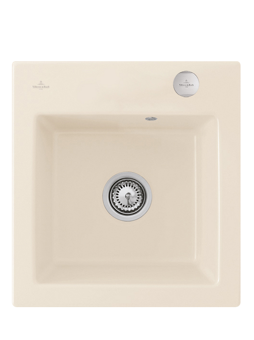 Мийка для кухні Villeroy & Boch Subway 45 XS 47,5х51 см кераміка crema 678102KR