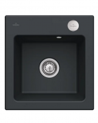 Мийка для кухні Villeroy & Boch Subway 45 XS 47,5х51 см кераміка ebony 678102S5