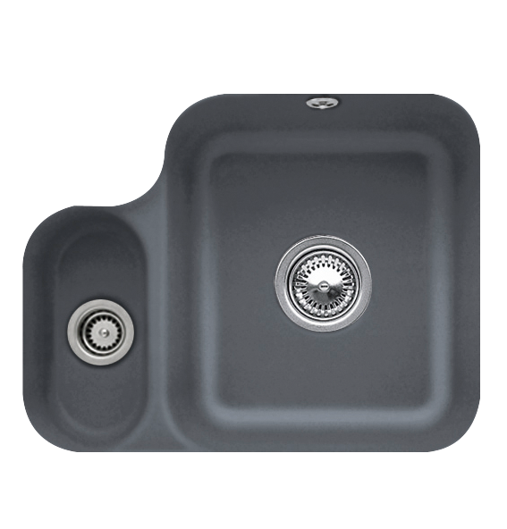Мийка для кухні Villeroy & Boch Cisterna 60B 54,5х44 см під стільницю кераміка graphite 670201i4