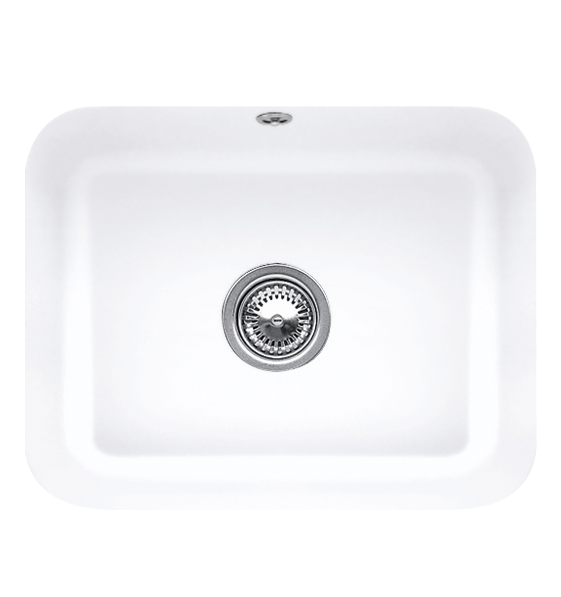 Мийка для кухні Villeroy & Boch Cisterna 60C 55х44 см під стільницю кераміка stone white 670601RW