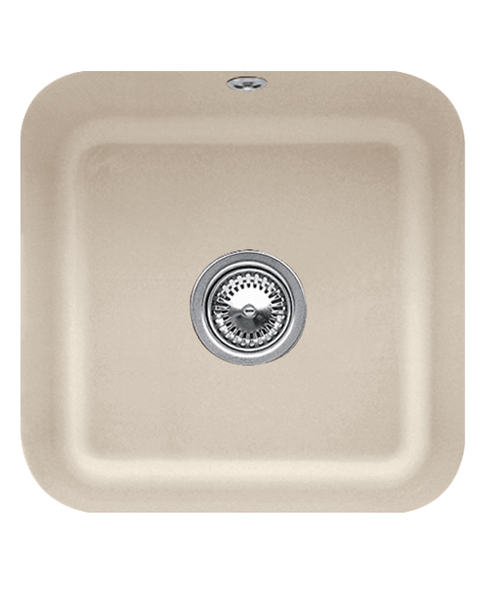 Мийка для кухні Villeroy & Boch Cisterna 50 44,5х44,5 см під стільницю кераміка almond 670301AM