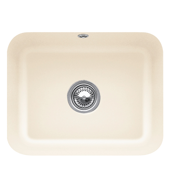 Мийка для кухні Villeroy & Boch Cisterna 60C 55х44 см під стільницю кераміка ivory 670602FU
