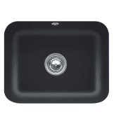 Мийка для кухні Villeroy & Boch Cisterna 60C 55х44 см під стільницю кераміка ebony 670602S5