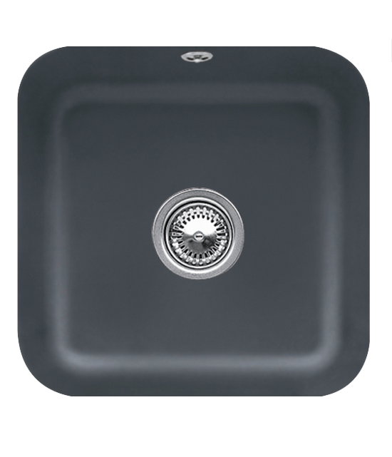 Мойка для кухни Villeroy & Boch Cisterna 50 44,5х44,5 см под столешницу керамика graphite 670302i4