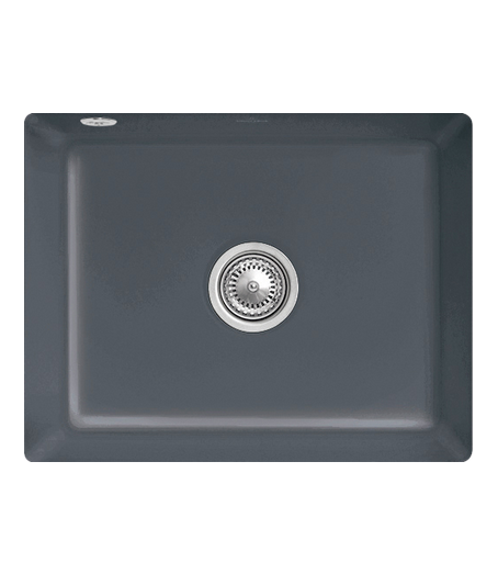 Мийка для кухні Villeroy & Boch Subway 60 SU 54,5х44 см під стільницю кераміка graphite 331001i4