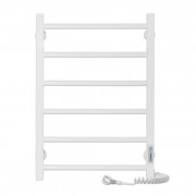 Электрический полотенцесушитель Laris ЗЕБРА АЛЬФА ЧК6 400Х600 Э (подключение справа) белый 77700068