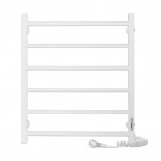 Электрический полотенцесушитель Laris ЗЕБРА АЛЬФА ЧК6 500Х600 Э (подключение справа) белый 77700070