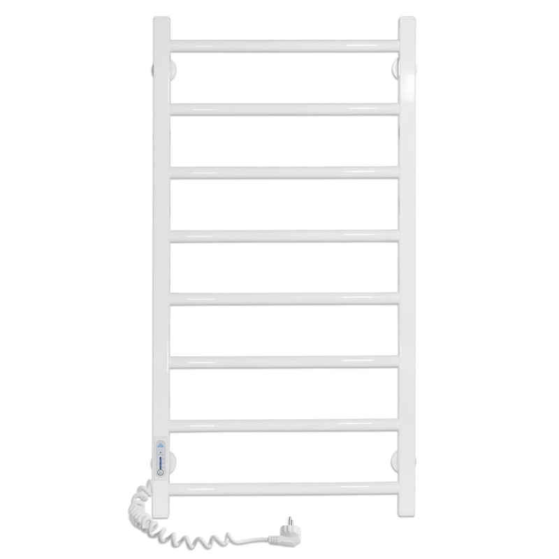Електричний полотенцесушитель Laris ЗЕБРА АЛЬФА ЧК8 400х800 Е (підключення зліва) білий 77700071