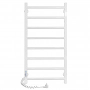 Електричний полотенцесушитель Laris ЗЕБРА АЛЬФА ЧК8 400х800 Е (підключення зліва) білий 77700071