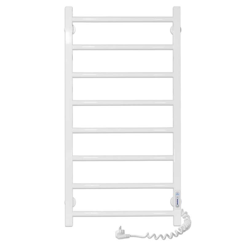 Електричний полотенцесушитель Laris ЗЕБРА АЛЬФА ЧК8 400х800 Е (підключення праворуч) білий 77700072