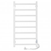 Электрический полотенцесушитель Laris ЗЕБРА АЛЬФА ЧК8 400Х800 Э (подключение справа) белый 77700072