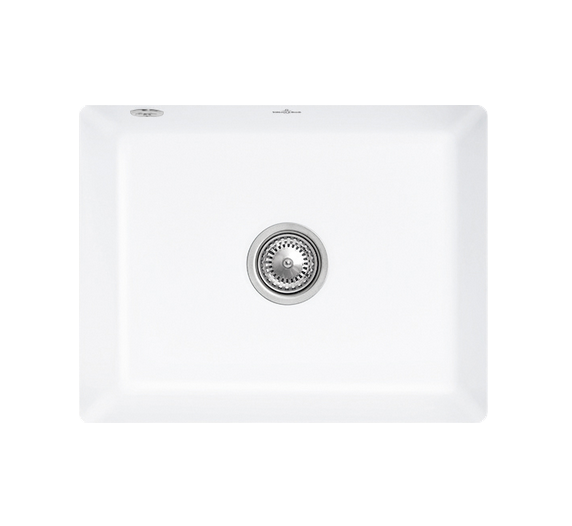 Мойка для кухни Villeroy & Boch Subway 60 SU 54,5х44 см под столешницу керамика stone white 331002RW