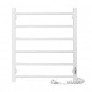 Электрический полотенцесушитель Laris ЗЕБРА АЛЬФА ЧК6 500Х600 Э (подключение справа) белый 77700070