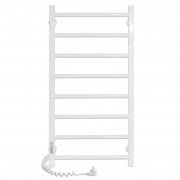 Электрический полотенцесушитель Laris ЗЕБРА АЛЬФА ЧК8 400Х800 Э (подключение слева) белый 77700071