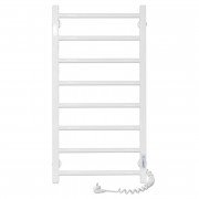 Электрический полотенцесушитель Laris ЗЕБРА АЛЬФА ЧК8 400Х800 Э (подключение справа) белый 77700072