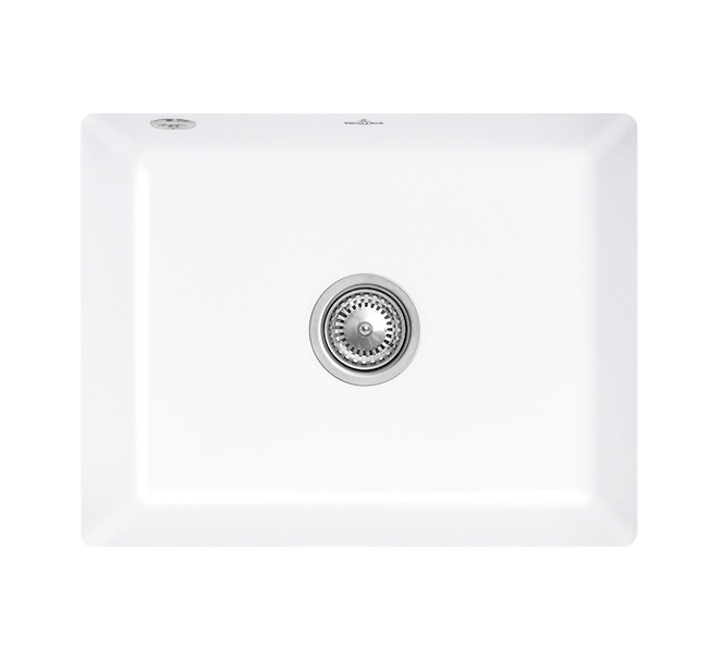 Мойка для кухни Villeroy & Boch Subway 60 SU 54,5х44 см под столешницу керамика white alpin 331002R1