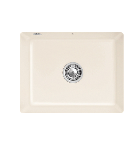 Мийка для кухні Villeroy & Boch Subway 60 SU 54,5х44 см під стільницю кераміка ivory 331002FU