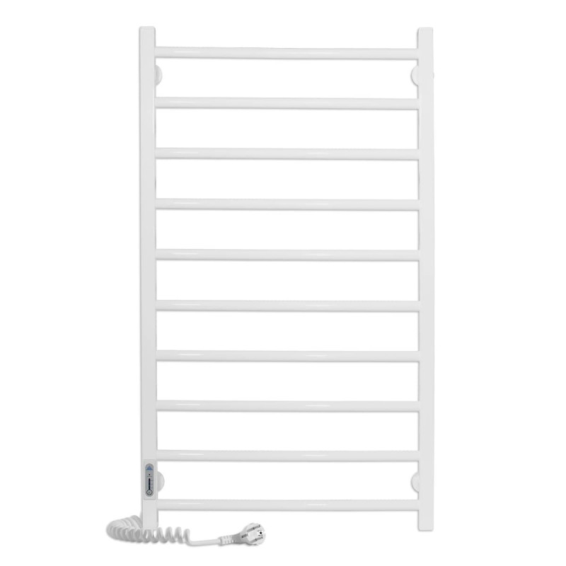 Электрический полотенцесушитель Laris ЗЕБРА АЛЬФА ЧК10 500Х900 Э (подключение слева) белый 77700065