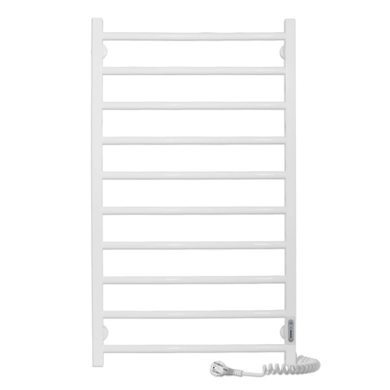 Электрический полотенцесушитель Laris ЗЕБРА АЛЬФА ЧК10 500Х900 Э (подключение справа) белый 77700066