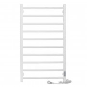 Електричний полотенцесушитель Laris ЗЕБРА АЛЬФА ЧК10 500х900 Е (підключення праворуч) білий77700066