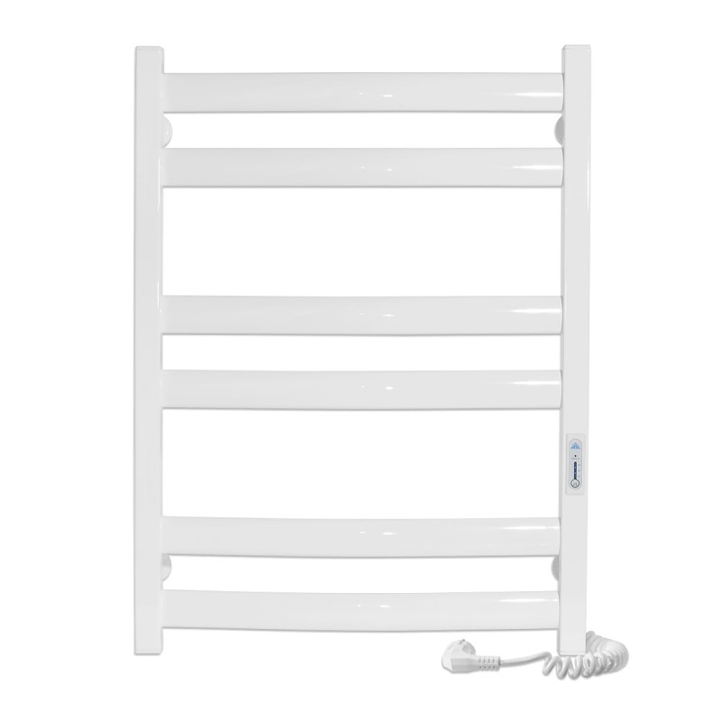 Електричний полотенцесушитель Laris ЗЕБРА АТЛАНТ ЧК6 500х700 Е (підключення праворуч) білий 77700097