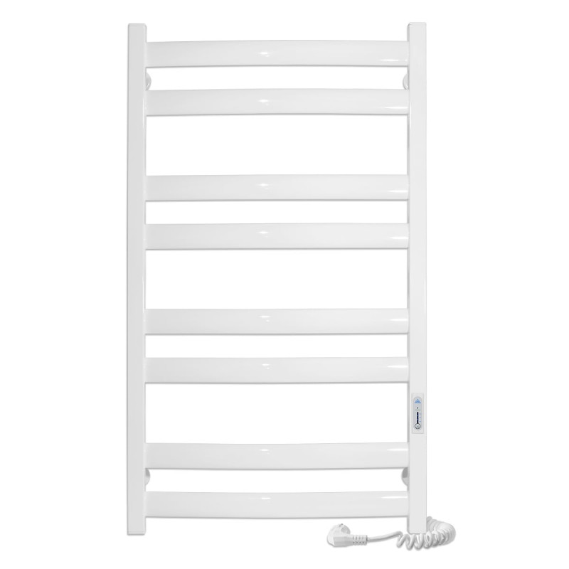 Электрический полотенцесушитель Laris ЗЕБРА АТЛАНТ ЧК8 500Х900 Э (подключение справа) белый 77700099
