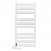 Электрический полотенцесушитель Laris ЗЕБРА ГЕФЕСТ ПРЕМИУМ ЧК10 500Х1200 Э (подключение слева) белый 75201079