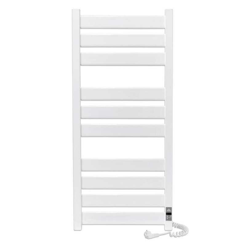 Электрический полотенцесушитель Laris ЗЕБРА ГЕФЕСТ ПРЕМИУМ ЧК10 500Х1200 Э (подключение справа) белый 75201080